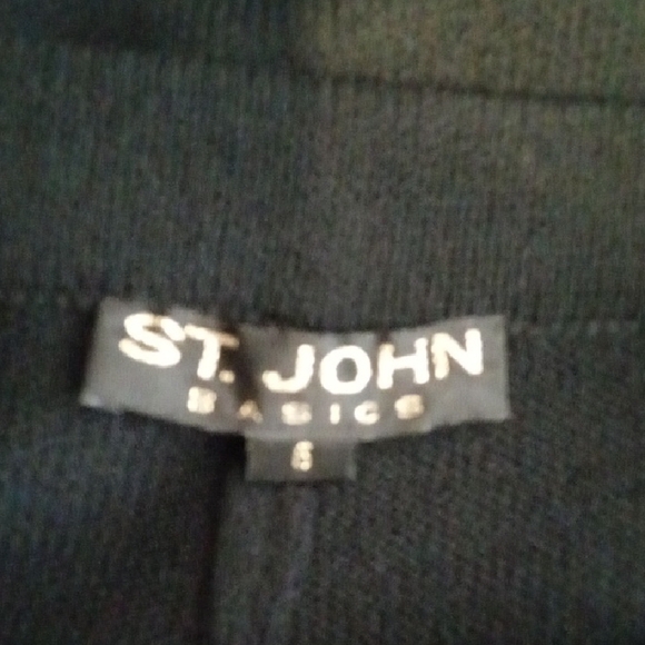St. John Collection Classic Santana Knit Pull Over Pants Office Quiet Luxury 6 - Picture 4 of 10
